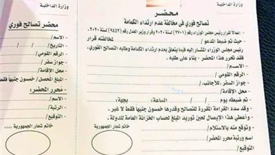 غرامة فورية على 380 مواطنًا لعدم ارتدائهم الكمامة بالقليوبية