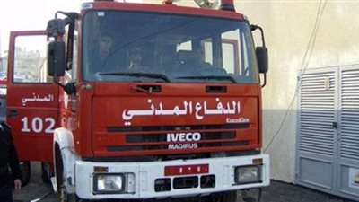 الدفع بـ4 سيارات للسيطرة على حريق شقة في بنها