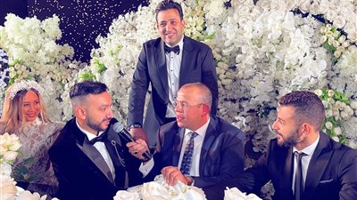 نادر حمدي أثناء عقد قرانه: 