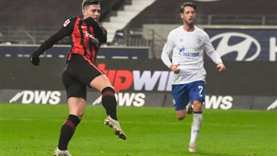 ثنائية يوفيتش تقود فرانكفورت لهزيمة شالكة بالدوري الألماني