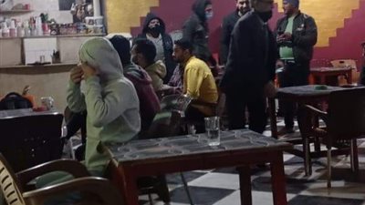 مصادرة 76 شيشة خلال حملة ليلية علي المقاهي والكافيهات بكوم حمادة فى البحيرة