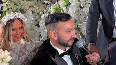 بنصف مليون جنيه.. سعر ساعة نادر حمدي التي ظهر بها بحفل زفافه