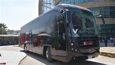 الأهلي يصل إلى ستاد المكس استعدادًا لمواجهة البنك الأهلي بالدوري (صور)