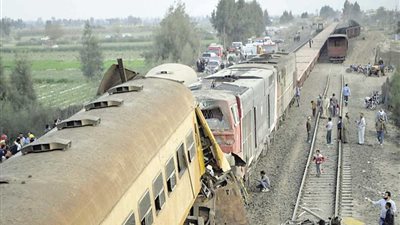 براءة قائدَي قطار من حادث تصادم للسكة الحديد بمنطقة أبو الخاوي بالبحيرة