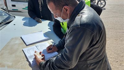 غرامة لـ6874 مواطناً بالقليوبية لمخالفة ارتداء الكمامة