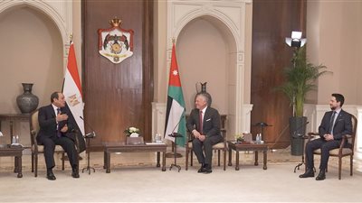 تفاصيل جلسة المباحثات بين الرئيس السيسي والعاهل الأردني
