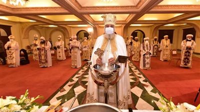 البابا تواضروس يصلي قداس عيد الغطاس المجيد بالإسكندرية