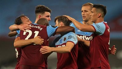 التشكيلة الرسمية لمباراة وست هام ووست بروميتش ألبيون