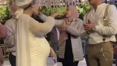 ما هي قصة العروس الحامل التي أشعلت السوشيال ميديا؟! (صور وفيديو)