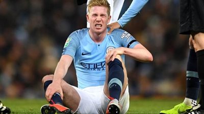 أبرزها مباراة ليفربول ومونشنجلادباخ.. مانشستر سيتي يفتقد دي بروين في 9 مباريات