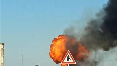 فتح جزئي لطريق الإسماعيلية القاهرة الصحراوي بعد السيطرة على انفجار سيارة أنابيب (فيديو)