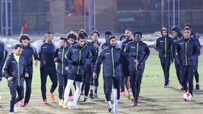 سيراميكا كليوباترا يواصل تدريباته استعدادًا للجونة (صور)