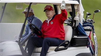 ترامب فى أول تعليق بعد مغادرة البيت الأبيض: 