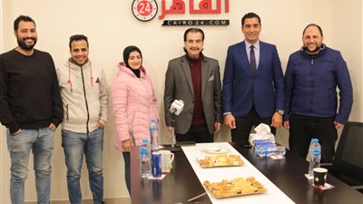 جوهر نبيل في ضيافة “القاهرة 24” (صور)