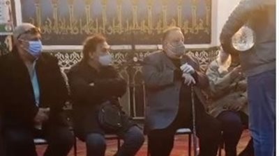 عائلة عبلة الكحلاوي تتلقى العزاء من أمام المقابر بالبساتين (صور وفيديو)