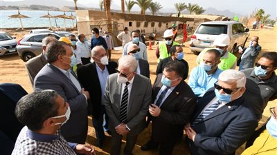 المقاولون العرب: تنفيذ 90% من مشروع حماية هضبة أم السيد من الانهيار بشرم الشيخ