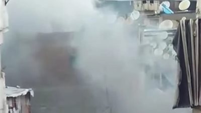 تفاصيل التهام حريق لشقة سكنية بالإسكندرية (فيديو)