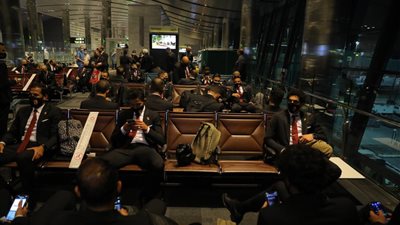 إجراءات احترازية وطبية مشددة لبعثة الأهلي في قطر