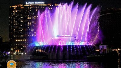 رئاسة الوزراء عن نافورة النيل: 