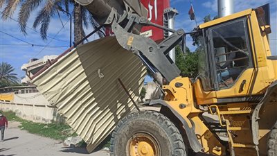 محافظة الاسكندرية : إزالة التعديات علي أراضى أملاك الدولة فى العامرية