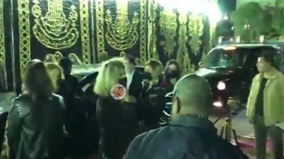 عائلتي عامر منيب وأحمد زاهر في عزاء محمد الصغير (فيديو)