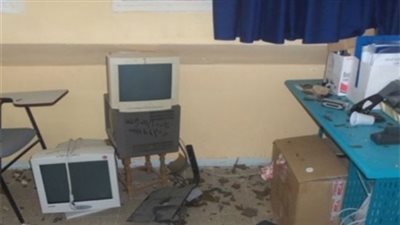 مجهولون يسرقون مدرسة المصريين الثانوية بنين بشبرا الخيمة