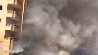 اندلاع حريق بأحد المنازل على الطريق الدائري بمنطقة الهرم