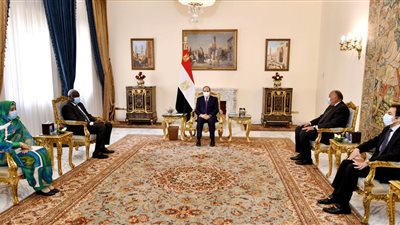 السيسي يستقبل رئيس مفوضية الاتحاد الإفريقي: مصر لن تدخر جهدًا لدعم أشقائها الأفارقة