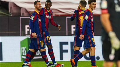 بأقدام ميسي.. برشلونة ينهي الشوط الأول متقدما على أتلتيك بلباو بهدف