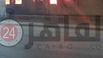 انهيار أجزاء كبيرة من عقار  فيصل المشتعل بجوار الطريق الدائري