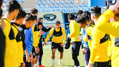 ترحيب خاص من لاعبي بيراميدز لـ