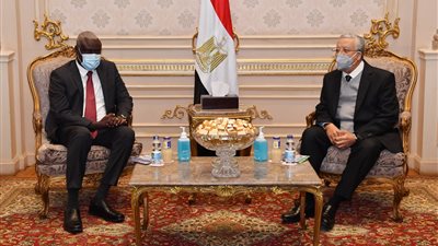 جبالي يستقبل رئيس مفوضية الاتحاد الإفريقي