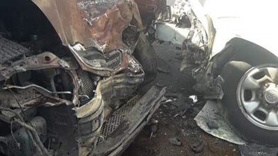 إصابة 8 أشخاص في حادث تصادم بالطريق الزراعي الشرقي بسوهاج (صور) 