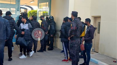 وصول الزمالك إلى ملعب المباراة لمواجهة غزل المحلة (فيديو وصور)