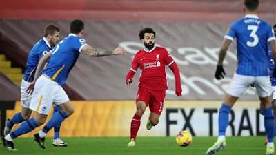 التعادل السلبي يحسم الشوط الأول بين ليفربول وبرايتون في الدوري الإنجليزي 