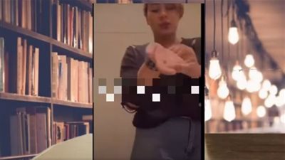 محاولة انتحار منة عبد العزيز فتاة الـ تيك توك في بث مباشر