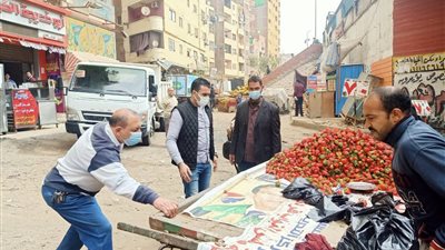 حملة لإزالة الإشغالات ورفع كفاءة منظومة النظافة بالخصوص
