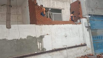 إجهاض بناء  8 مقابر مخالفة بحي شرقي في الإسكندرية ( صور)