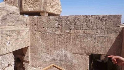 مصدر بالآثار: نصوص معبد أتريبس بسوهاج تشير إلى وجود 3 معابد أخرى