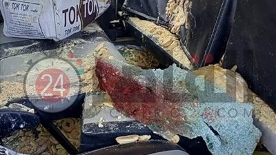 مصرع عروسين بالمنيا بعد 24 ساعة من زفافهما في حادث مروع بطريق الكريمات (صور)