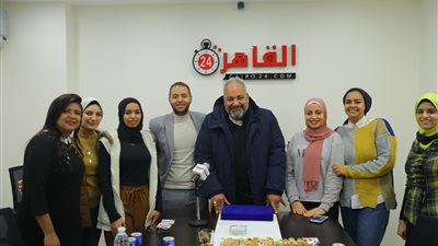 بيومي فؤاد خلال زيارته لـ