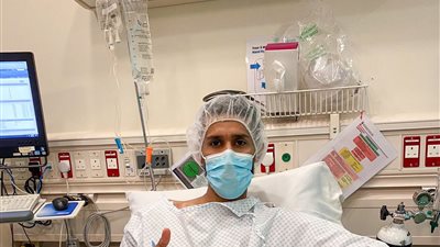 نجم الهلال السعودي يجري عملية جراحية ناجحة (صورة)