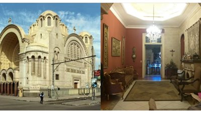 كنيسة وقصر خارج عداد الآثار القبطية