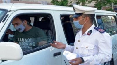 الداخلية تضبط 13 ألف شخص لعدم ارتداء الكمامات خلال 24 ساعة بالمحافظات