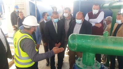 رئيس شركة مياه القناة يعلن خبر سار لأهالي مركز الإسماعيلية أثناء افتتاح محطة مياه الكيلو 14