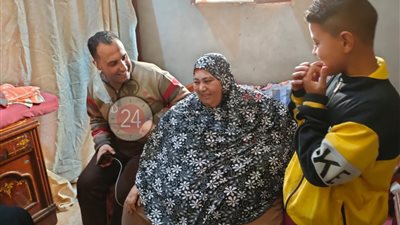 أسرة مريضة السمنة المفرطة بالمحلة توجه الشكر لـ «الرئيس»: مخلاش في نِفس الغلابة حاجة (فيديو)