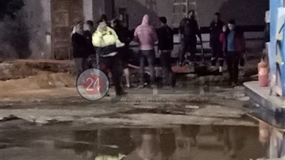 مصدر يكشف أسباب كسر خط المياه الرئيسي بمحطة الشروق بطريق الإسماعيلية الصحراوي