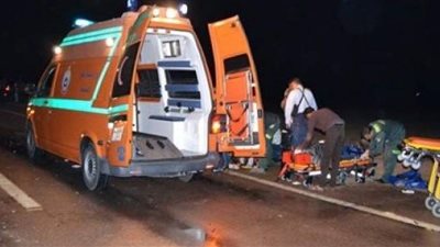 مصرع شخصين أثناء عبورهما الطريق الزراعي بالبحيرة