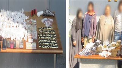 سقوط تشكيل عصابي بتهمة الاتجار في المواد المخدرة بالقليوبية