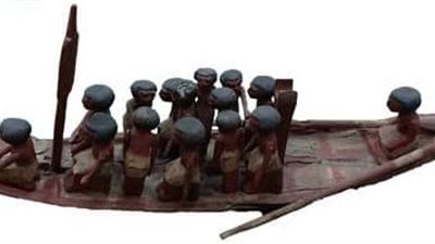 مركب مطلية باللون الأبيض.. أبرز المقتنيات الأثرية بمتحف كوم أوشيم بالفيوم 